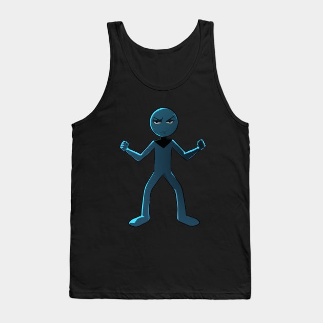 Anime stickman - Anime stick figure Tank Top by PhilipArnaudov